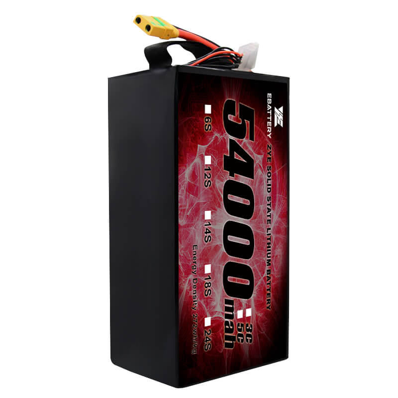 Li hv 54000mah 12s baterija trdnih držav